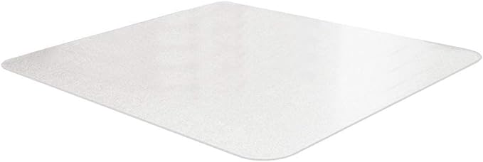 Under Pet Cage Mat for Bird Cages, Reptile Aquariums, Dog Kennels, Water-Resistant Pad for Hard Floors and Surfaces, 48 Inches x 48 Inches, Clear