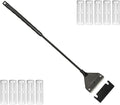 Algae Scraper for Glass Aquarium,Aquarium Razor Scraper with 10 Replaceable Blades,Aquarium Cleaning Tools.