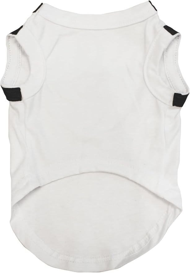 Petitebella Bling Happy New Year Puppy Dog Shirt (White/Black, XXX-Large)