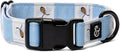 Lucy & Co. Bumbling Around Dog Collar, Adjustable Durable Dog Collar with Cute Print, Medium