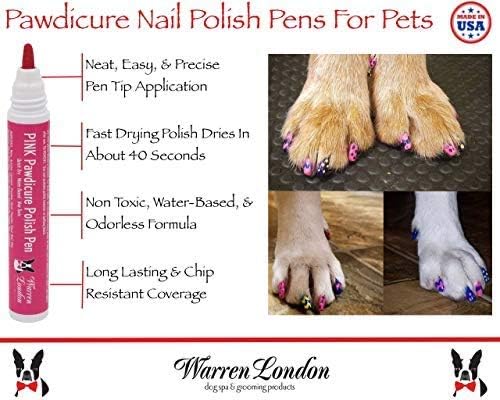 Warren London Ultimate Dog Spa Gift Box – 8-Piece Grooming & Pampering Kit | Hydrating Butter, Exfoliating Butter Wash, 2-in-1 Shampoo, Paw Defense Wax, Wet Kiss Cologne, Pawdicure Tools | Gift Set