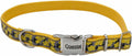 Coastal Pet - Ribbon - Adjustable Dog Collar with Metal Buckle, Yellow Buttercup, 5/8" x 12"-18"