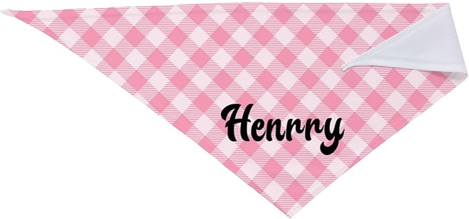 Custom Pet Scarf Personalized Dog Bandana with Name Personalized Add Your Text Bibs Triangle Head Scarfs Gift for Small Medium Large Dogs Cats Baby Puppy Pets Accessories