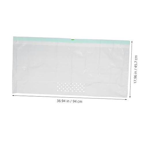 7pcs Cat Litter Filter Bags Easy to Use Pet Waste Pick-up Supplies for Litter Box Sturdy Material White Dimensions