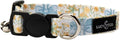 Lucy & Co. Sunshine and Daffodils Breakaway Cat Collar, Adjustable Safety Breakaway Buckle, Cute Printed Cat Collar, Small