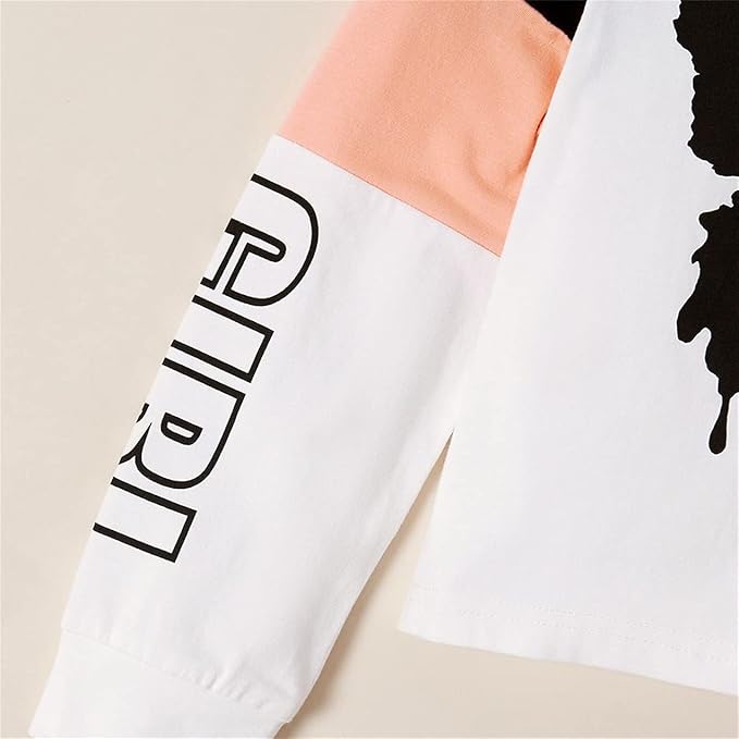 Toddler Baby Girls Clothes Long-sleeve Tie Dye Hoodie Sweatshirt Pants Hooded Outfit Set