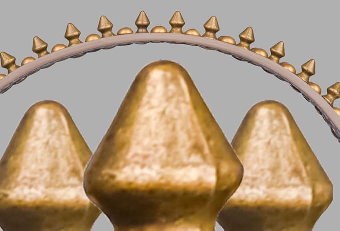 Spiked Dog Collar Soft Pu Leather Mushrooms Rivet Spike Studded Puppy Adjustable Pet Collars for Small Breeds (XS, Brown2)