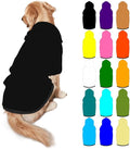 Custom Dog Hoodie Personalized Photo Text Logo Name Dog Clothes, Soft & Warm for Puppy Sweatshirt Hooded for Small Medium Large Dogs Girl/Boy Cats/Kitten, 1PC, Blank Black, S