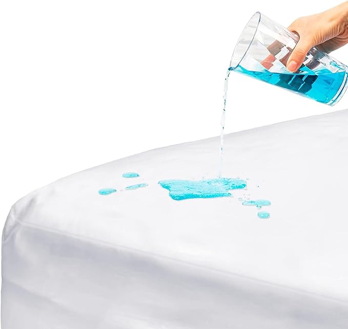 DMI Waterproof Mattress Protector and Mattress Cover, Soft, Encased Zippered Fit, Twin, Packaging may vary