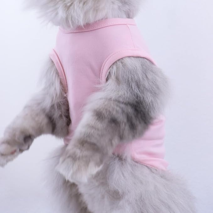 Custom Dog Shirt,Personalized Pet Apparel with Name Text Photo Image,Lightweight Breathable Puppy Kitten Cotton Vest for Small Medium Large Dogs Cats,Puppy Gift (Gray, Small)