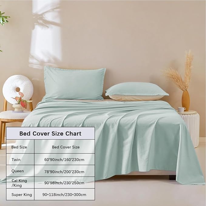 DUJUIKE Waterproof Bed Cover for Dog and Cats,Pet Hair Resistant Bed Sheet Cover, Protective Bed Liner Cover with 100% Waterproof Breathable Thin Fabric (Green, Twin 63 * 90 inch)