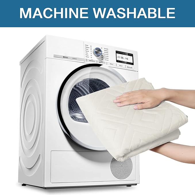 H.VERSAILTEX Reversible Sofa Slipcover Furniture Protector Water Resistant 2" Elastic Straps Sofa Cover Couch Covers Pets Kids Fit Sitting Width Up to 78" (Oversized Sofa: 86" x 132", Ivory/Beige)