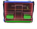 MANON ROSA Bird Cage Cover Birdcage Curtain - Enhanced Privacy Safety Comfort for Parrots Cockatiels Lovebirds Budgerigar Finch Canary Parakeet (XL(19.7" L x 13.8" W x 13" H),Blue)