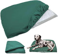 Dog Bed Cover Waterproof Replacement Machine Washable Covers for 24x18 Inch Dog Bed Heavy Duty Scratch Resistant Mattress Protector Pet Bed Cover Only Dark Green