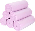 Fleece Throw Blankets Bulk Fleece Blankets Solid Wholesale Lightweight Warm Soft for Pet Bed Sofa Couch Office Wedding Gifts Travel Seasons Lilac 50x60 Inches Pack of 6
