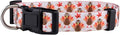 Native Pup Thanksgiving Dog Collar- Fall Collars for Dogs- Autumn Leaf, Turkey, Pumpkin Pie, Holiday Leaves- Girl Boy Puppy- Adjustable for Small, Medium, Large Breeds (Turkey, Large)