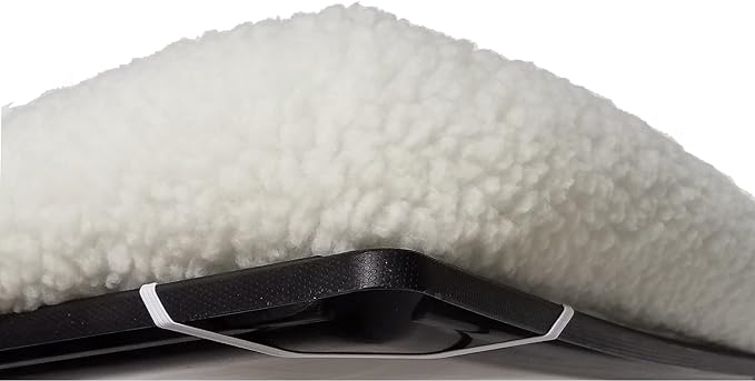 MidWest Homes for Pets QuietTime XXS Dog Bed – White Fleece Bolster, Ultra-Soft and Machine Washable, Fits 18-Inch Crates and Carriers, for Small Dogs and Cats