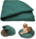 Dog Bed Cover Waterproof Replacement Machine Washable Covers for Dog Bed Heavy Duty Scratch Resistant Mattress Protector Pet Bed Round 36x36 Inch Cover Only Dark Green