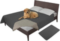 Easy-Going 100% Waterproof Dog Bed Cover, Non-Slip Pet Blanket for Furniture, Washable Couch Cover, Repleasement Sofa Cover (120X82 in,Dark Gray)