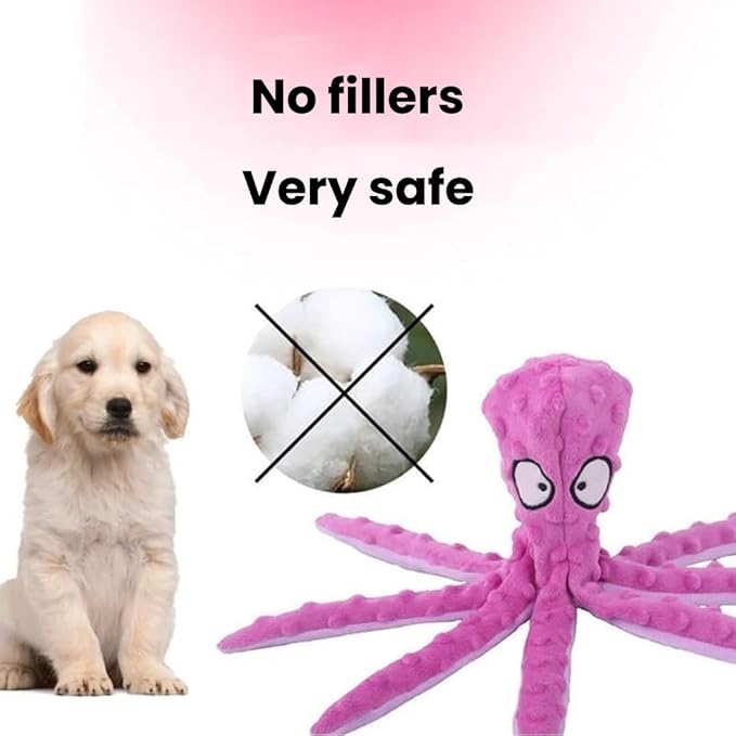 2025 New Upgrade Interactive Chew Pet Toy No Stuffing Bite-Resistant Squeaky Perfect for Puppies, Small and Medium Dogs (1pc Orange)