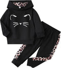 Toddler Baby Girls Clothes Long-sleeve Tie Dye Hoodie Sweatshirt Pants Hooded Outfit Set