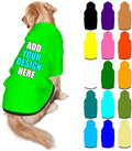 Personalized Dog Hoodie Customized with Name Photo Pet Warm Sweater Hoodie for Medium Large Dogs & Cat Puppy, Lime, S