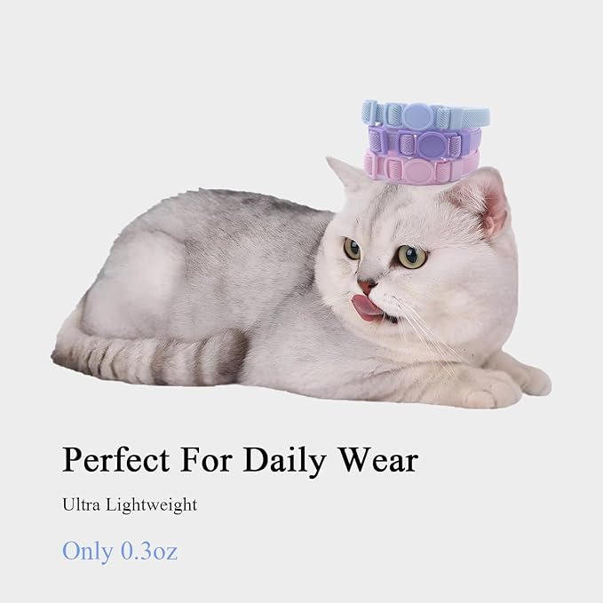 Breakaway Cat Collar with Bell, Safety Buckle Kitten Collar, Elastic Strech Quick Release, Adjustable Lightweight Collars for Girl Boy Cats, Pet Supplies, Accessories, Gifts Yellow