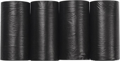 80 Count Cat Litter Waste Bags for Scooping, Black, 5 Liters