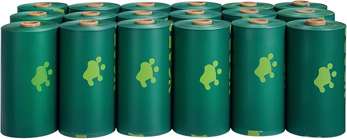 VEVOR Dog Poop Bags, 270 Counts 13 x 9 in, Sturdy & Thick Pet Waste Bags, Biodegradable HDPE Waste Bag Refill Rolls, Lavender Scented, Leak-Proof Trash Bag for Doggie Cat Pet, Dispenser Not Included