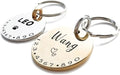 Cats Dogs ID Tags Personalized Lovely Symbols Pets Collar Name Accessories Simple Custom Engraved Products for Medium Four Legged Child Necklace Chain Anti-Lost Shiny Stainless Steel 316L Charm