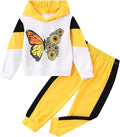 Toddler Baby Girls Clothes Long-sleeve Tie Dye Hoodie Sweatshirt Pants Hooded Outfit Set