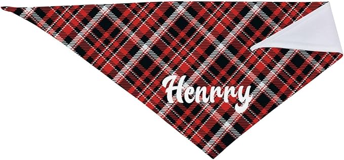 Custom Pet Scarf Personalized Dog Bandana with Name Personalized Add Your Text Bibs Triangle Head Scarfs Gift for Small Medium Large Dogs Cats Baby Puppy Pets Accessories