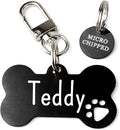 Ultra Joys Dog Tags Personalized for Pets - Hollow Paw Custom Pet ID Tag - Engraved Dog Tag for Small Dogs - Custom Your Own
