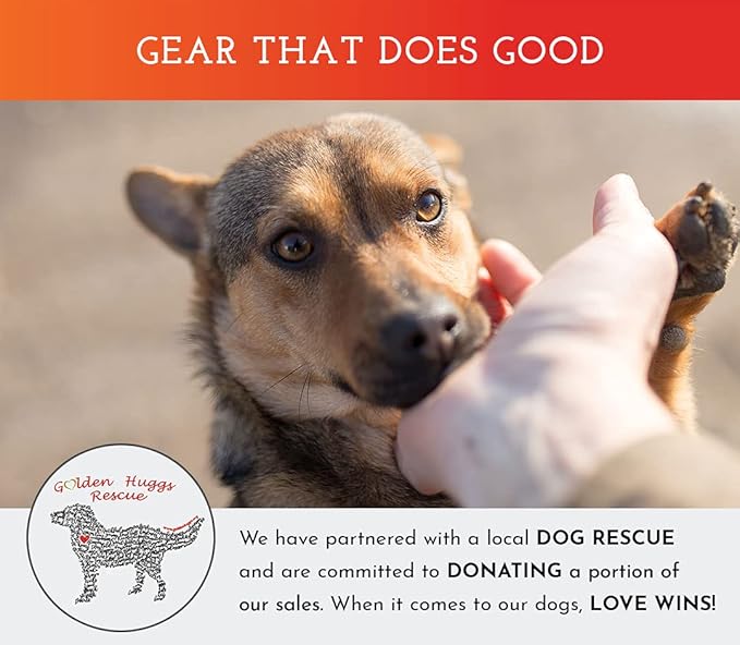 SPOT THE DOG! Reflective Dog Collar - Adjustable Pet Collars, Safe, Durable, Comfortable Dog Walking Accessories for Large Dog, Hunting Dog, Puppy, Boy, Girl Dog Collars (Blaze Orange, Red Plaid, L)
