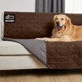 GORILLA GRIP Waterproof Couch Cover for Dogs, Gripped Slip Resistant Backing, Leak Proof Washable Dog Blanket Covers Sofa, Bed, Sectional, Crate, Car, RV Seats, Pet Puppy Essentials, 30x70 Brown