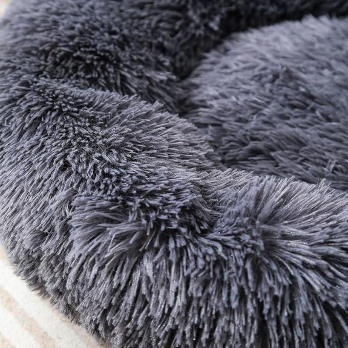 Donut Dog Bed Small Pet Bed Cat Bed Pet Beds Puppy Bed Kitten Bed Rabbit Bed Kitten Beds for Indoor Kittens Cat Beds for Indoor Cats Up to 7 Lbs