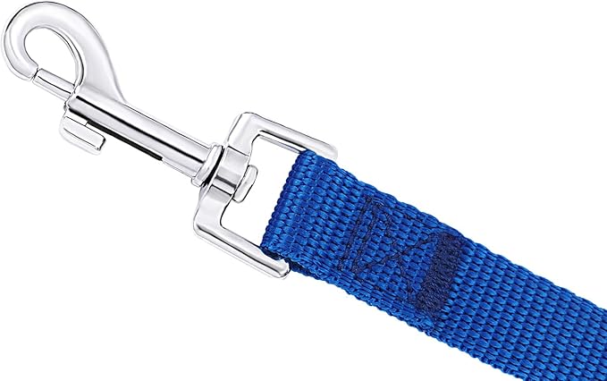 AMAGOOD Long Dog Leash for Training 15FT 20FT 30FT 50FT 100FT Long Dog Lead for Medium and Small Dogs Training,Tie Out,Play,Camping(15feet, Blue)