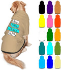 Custom Dog Clothes with Photo Name Logo Personalized Dog Sweaters for Small Medium Large Dogs Breathable Warm, Tan, S