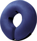 BENCMATE Inflatable Dog Cone Collar Alternative, Soft Dog Cone for Small Medium Large Dogs and Cats, Neck Recovery ECollar Donut Collar After Surgery (Medium, Navy Blue)
