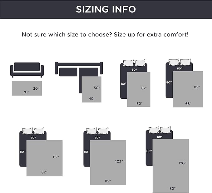 Bedsure 100% Waterproof Couch Cover for Dogs Washable - Non Slip Waterproof Dog Blanket for Couch Sofa, Lightweight Furniture Protector Durable for Pet Cat Puppy with Non-Slip Bottom, Grey, 40x50IN
