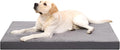 KSIIA Orthopedic Dog Crate Bed for Large Dogs, Waterproof, Washable & Removable Cover, Egg Crate Foam, 41 x 27 Inch, Dark Gray