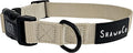 ShawnCo Dream Walk Dog Collar- Premium, Adjustable and Comfortable Pet Collar for Small, Medium, Large and Extra Large Dogs (S, Driftwood)