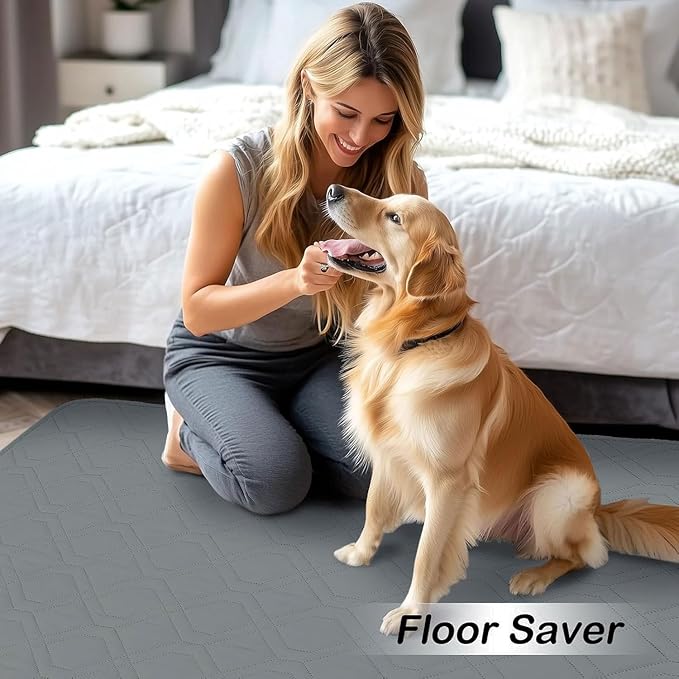 hyha Waterproof Dog Bed Blanket, Soft Pet Blankets, Waterproof Couch Cover for Dogs, Reversible Sofa Covers Washable for Furniture (40x80 Inch, Dark Grey/Dark Grey)