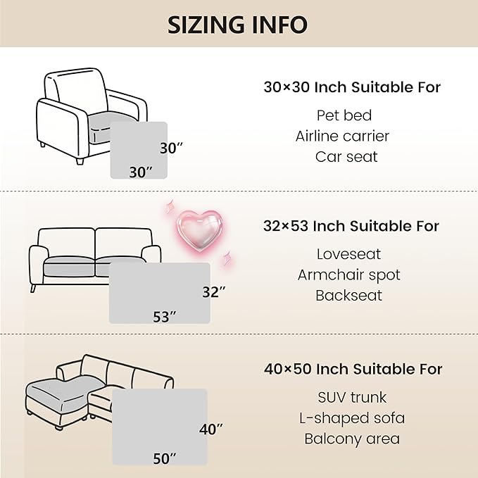 gogobunny 3X Stronger Waterproof Pet Blanket, Scratch Proof Furniture Protector for Dogs Cats, Reversible Cover 32x53 Inch, Dark Chocolate