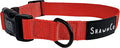 ShawnCo Dream Walk Dog Collar- Premium, Adjustable and Comfortable Pet Collar for Small, Medium, Large and Extra Large Dogs (L, Mustang Red)