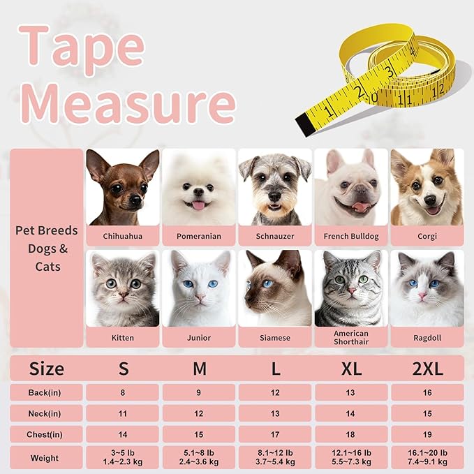 Waffle Knit Cat & Dog T Shirt for Small Dogs, Stretchable Puppy Shirt for Sphynx Cats & Small Breeds, Pet Clothes | Breathable Summer/Winter Apparel for Newborn(Pink 2XLarge)