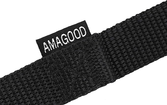 AMAGOOD Dog/Puppy Obedience Recall Training Agility Lead-15 ft 20 ft 30 ft 50 ft Long Leash-for Dog Training,Tie Out,Play,Safety,Camping (15Feet x 1Inch, Black)
