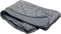 Furhaven Replacement Dog Bed Cover Ultra Plush Faux Fur & Suede Contour Luxe Lounger, Machine Washable - Gray, Jumbo (X-Large)