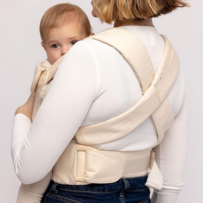 WildBird - Aerial Buckle Carrier - 2-24 Months - Large (L-4XL) Sparrow - Front or Back Carry - Cross Straps, Lumbar Support, Headrest - Hip Healthy - Baby Carrier - Baby Essentials - New Mom Gifts