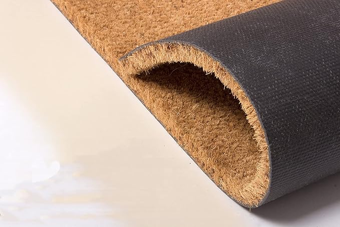 Coir Door Mat Outdoor Mats For Home Entrance,As FOR ME and My House We Will Serve The Funny doormats,Front Door mat,Indoor Entrance Embroidered Welcome Rubber Rugs Christmas Home Decoration 30”x 18”